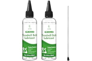 ‎EIGTWEN EIGTWEN 2 x 125ml laufband öl, 100% silikonöl laufband, hochtemperaturbeständig, stabil laufbandöl, laufband silikonöl geeignet für die meisten Laufbandtypen