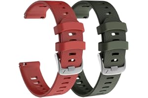 NotoCity Pasek wymienny do Garmin Forerunner 645 / 245, pasek 20 mm, zapasowy pasek, miękki silikon, do Vivoactive 3 Music Vívomove HR Forerunner 645 / 245 Music