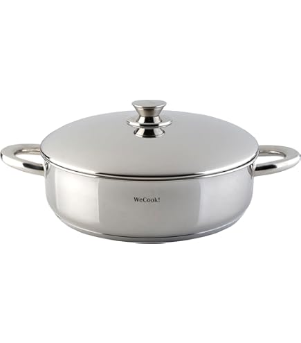 Pentola Wecook! Acciaio Inox 18/10 - &Oslash;18cm, 3.5L, Scala Interna, Base Induzione