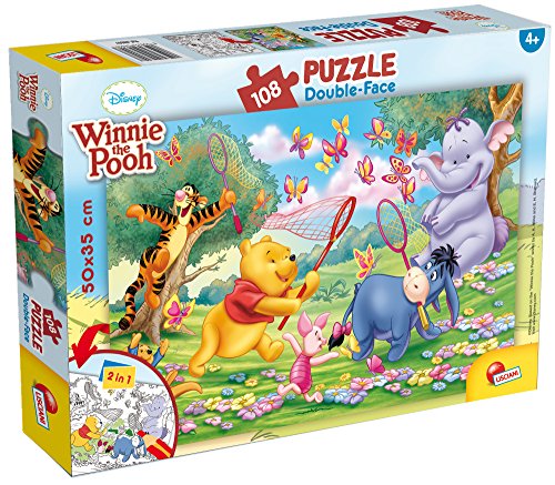 Puzzle dwustronne 108 Kubus Puchatek i Przyjaciele