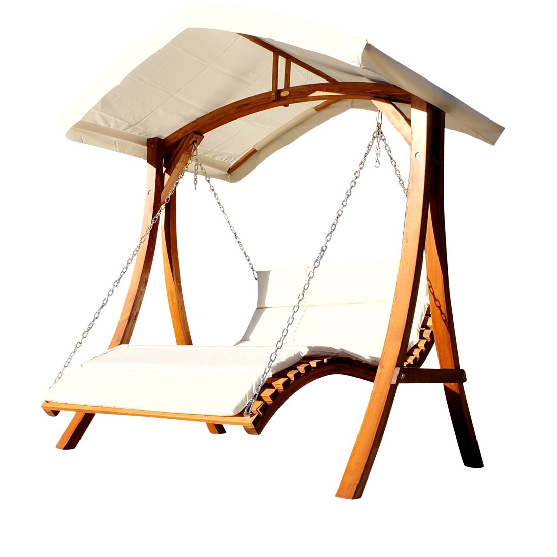 balancin madera jardin