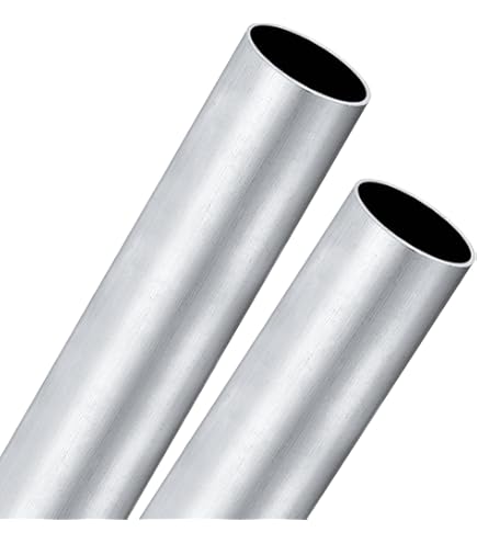 DMiotech 3pz (10mm OD x 3mm ID) Tubo Tondo in Alluminio 6063 Lunghezza 250mm Tubazione Metallico per Costruzione di Telaio Macchinari Progetti Fai Da Te