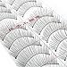 20 Pairs Daily Party Makeup Fake False Eyelashes Extension Eye Lashes Natural Look Black Long Transparent Stem Handmade Multipack 218, Make You More Confident and Beautiful