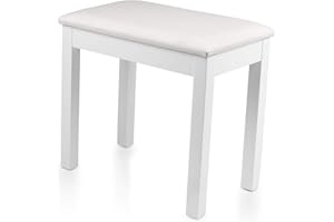 Gator Frameworks Bancos de Piano, Madera, Blanco