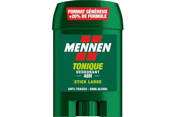 Déodorant stick homme anti-traces 24h,60 ml
