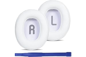 Adhiper Tune 700BT zamienne nauszniki Dość Komfort Zestaw słuchawek ze skóry proteinowej do JBL Tune 700BT / Tune 700BTNC / Tune 750 BT/Tune 760BTNC bezprzewodowe słuchawki Bluetooth (białe)