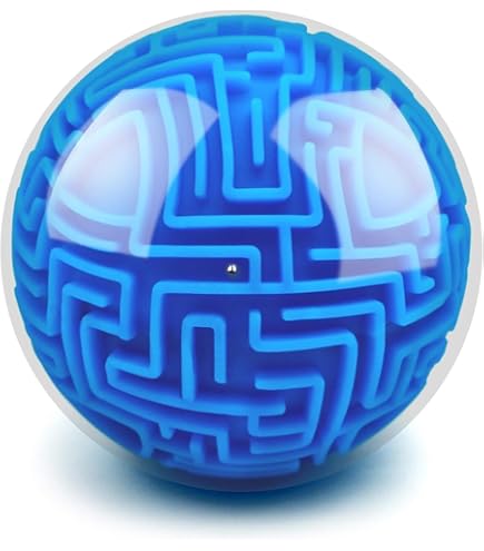 Lizct Balance Ball Maze Puzzle - Hemisphere Brain Teaser
