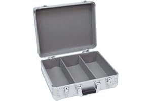 STEINIGKE ROADINGER CD-Case ALU Digital-Booking abgerundet sil | CD-Case mit Aluminiumgehäuse für ca. 90 CDs