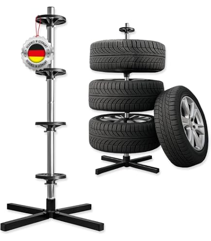 Arbre à Pneus XXL IWH - Jusqu'à 295mm Avec Housse Protection - Charge 120kg