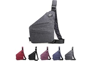 HIDRUO Wander Plus Anti Theft Bag, Waterproof Anti-theft Crossbody Shoulder Bag, Side Slim Sling Bag for Outdoor