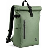 Mochila Enrollable Impermeable Rolltop Expandible 20-25L con Acceso R&aacute;pido Port&aacute;til, Casual Hombre Mujer, Ligera, Organizador