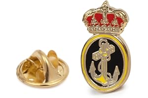Gemelolandia | Pin de Traje Emblema Armada Española | Pines Originales Para Regalar | Para las Camisas, la Ropa o para tu Mochila | Detalles Divertidos