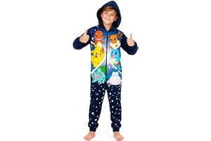 Pokemon Onesie för pojkar, 4–14 år, overall pojkar – gosig dräkt barn för barn – pyjamas pojkar