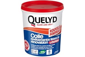 Quelyd Colle Revêtements lisses de Rénovation Lourds - Pâte - Pot de 1 kg