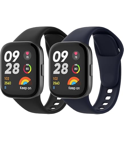 Msksjer Bracelets Silicone Pour Xiaomi Mi Watch 2 Lite/Redmi Watch 2 Lite - 8 Couleurs, Réglables, Échange Facile