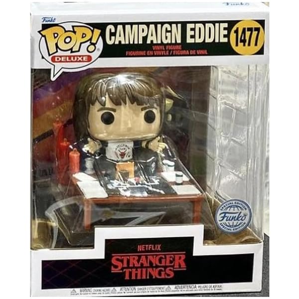 Figurine Funko Pop Comic Cover Stranger Things The Piggyback Eddie