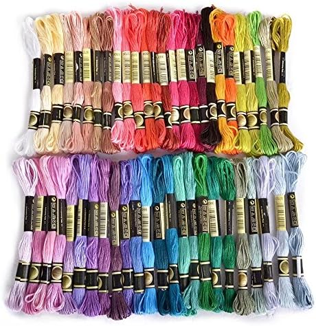 Embroidery Thread, 100% Cotton, Assorted Coloured Skeins