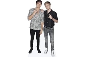 CELEBRITY CUTOUTS Colby Brock And Sam Golbach (Duo) Mini Celebrity Cutout