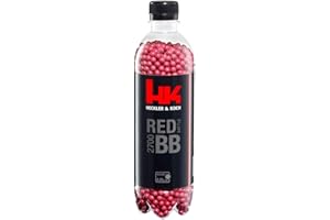 Heckler & Koch Premium Selection Airsoft Munition Flasche, Rot, One Size