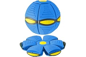 MACMRD Verformbarer fliegender Untertassenball, magischer -Ball, magischer fliegender Untertassenball,magischer leichter fliegender Untertassen- -Ball, geeignet für Familienaktivitäten,Haustierspielzeug