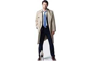 empireposter Supernatural - Castiel - Misha Collins - Lebensgroßer Pappaufsteller Standy - ca. 63x184 cm
