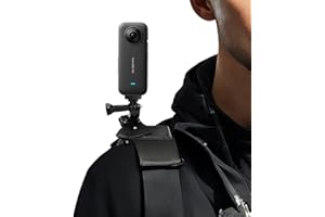 HIGATFUL Pasek do plecaka szybki klips do montażu kompatybilny z Insta360 ACE Pro ONE X4 X3 X2 X RS R GO 2 3, Go Pro Hero 12 11 Session Max Action Camera ramię i czapka szybkie zwalnianie zacisk uchwyt kamery