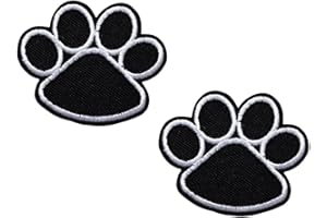 topt rasta 2 ecusson Patte Chat Chien Ours Noir patche Badge 5,5x4,5cm Biker Tatouage Griffe Empreinte