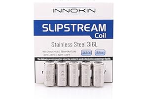 Innokin Slipstream SS316L Replacement Coils 0.5ohm for CoolFire Mini Slipstream Kit,CoolFire Pebble Slipstream Kit,iTaste Kroma Slipstream Kit- 5pcs in a pack