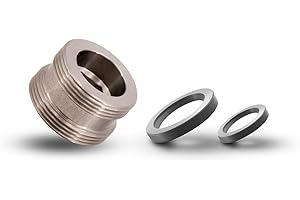 Alb Filter Gewindeadapter M22 AG auf M21 AG Feingewinde. Wasserhahn Adapter | Edelstahl | Made in Germany