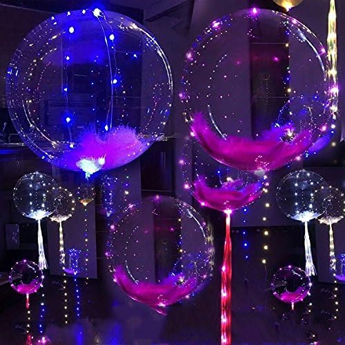 18 inch 10 PCS Led Balloon Flashing Lights For Halloween /Christmas Party Decor -Lasts 72 hours