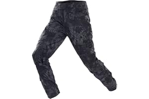 Uugood Pantaloni Mimetici da Uomo, Militari Tattici Ripstop da Combattimento Cargo per Airsoft Paintball