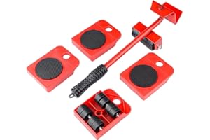 Luckynono,Furniture Movers, Furniture Lifter, Heavy Furniture Moving Tool, Easy Moves Furniture, with Thicken Rolling Wheels and Anti-Slip Handle, for Handling Heavy Goods or Furniture