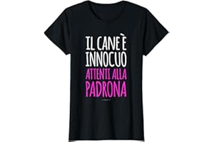 LUMOMIX Magliette Cani Donna Manica Corta Divertenti - Cane Innocuo Maglietta