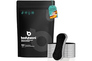 Bodytecni® MEGAPACK AHORRO 150 Tiras Nasales Deportivas Antironquidos Premium Negras | Nasal Strips Extra Fuertes Con Tecnología AVANZADA | Tiritas Nariz Mejora Respiración y Reduce Ronquidos