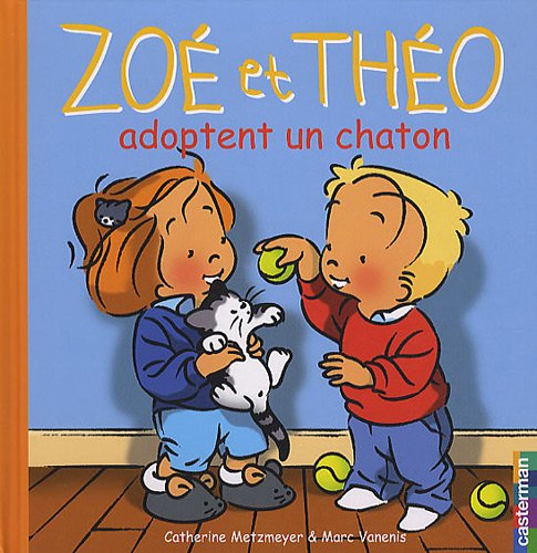 couverture de : Zo&eacute; et Th&eacute;o adoptent un chaton