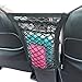 Produktbild Cargo Net – Auto Aufbewahrung Zweifach Schichten Netzgewebe Aufbewahrung, [32 cm x 28 cm] Auto Haustier Barriere - Hunde Barriere, um Ihre Haustiere und Fahrer auf Reisen in Sicherheit zu halten, mit Bonus Gratis Haken von SNBLO