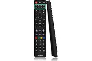 NJALNKHM Universal TV Remote, Universal Remote Control for TV Sharp, TCL, Hisense, Panasonic, JVC, Samsung, LG, Sony, Philips, Cable Boxes, DVD, and More 8 Devices