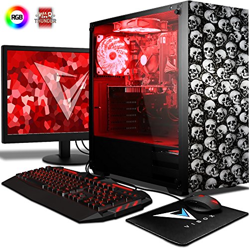 VIBOX Pyro GMR750T-45 Gaming PC Ordenador de sobremesa con Cup n de Juego 22 HD Monitor 4 3GHz Ryzen 8-Core Nvidia GeForce GTX 1050 Ti Tarjeta Grafica 8GB DDR4 RAM 240GB SSD 2TB HDD Sin OS VIBOX Pyro GMR750T-45 Gaming PC Ordenador de sobremesa con Cup n de Juego 22 HD Monitor 4 3GHz Ryzen 8-Core Nvidia GeForce GTX 1050 Ti Tarjeta Grafica 8GB DDR4 RAM 240GB SSD 2TB HDD Sin OS