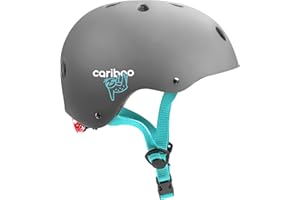 Cariboo Kask Rowerowy Dla Dzieci Kask Dla Dziewczynki i Chłopca Wytrzymały Ze Śwatłem LED Na Rower Hulajnogę Rolki