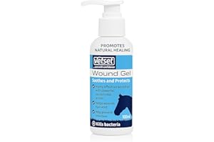 Wound Gel for Dogs, Horses, Cats & Livestock 100ml | Herbal Antibacterial & Antimicrobial Hydrogel Wound Care |Soothes & Protects Cuts, Grazes, Bites & Irritations by VetSet