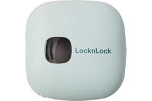 ‎LOCKNLOCK Lock & Lock Zahnbürsten Sterilisator - Tragbarer Behälter mit UV-LED-Technologie zur Sterilisation und Desinfektion von Zahnbürstenköpfen - fasst eine Bürste - Mintgrün