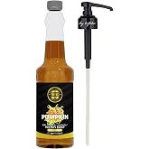 By T&uuml;fek&ccedil;i Balkabağı (Pumpkin Spice) Aromalı Kahve, Pasta Ve Kokteyl Şurup 750ml Ve Şurup Pompası Avantajlı Set