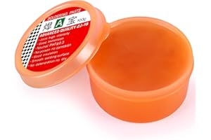 GRUIQRD 100g Flussmittel Paste, lötfett flussmittel, bleifreies Lötpaste, No-Clean lötflussmittel, Lötpaste für Mechaniker, Metall-, Zinn, Telefon, PC-Karten, Bauelemente