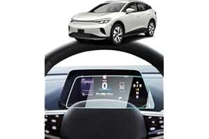 BIXUAN 5,3" Kompatibel mit VW ID.3/ID.4 GTX Pro/ID.Buzz/ID Buzz Cargo/Cupra Born 2021-2025 Virtual Cockpit Navigation Display Touchscreen 9H Härte Glas Displayschutzfolie Hohe Klarheit Zubehör