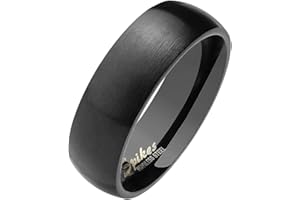 Mianova Herren Damen Band Ring Edelstahl Matt