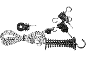 KERBL Rutland Essentials Electro Bungie Gate, Black