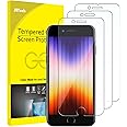 JETech Screen Protector for iPhone SE 3 (2022 3rd Edition) 4.7-Inch, Tempered Glass Film, 3-Pack