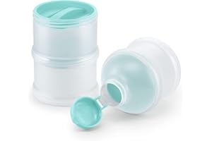 Nuk 10256342 Dozowniki do Mleka, Przezroczysty/Turkusowy, 3 sztuki
