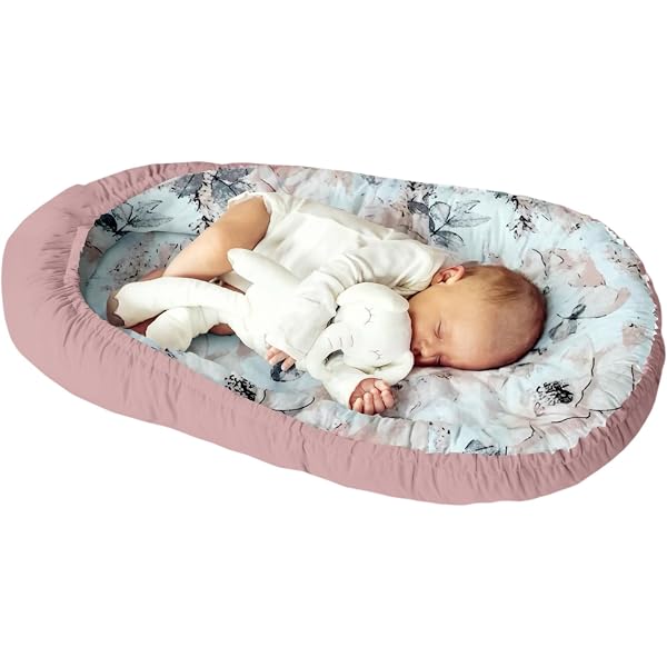Nid D'Ange Réducteur De Lit Bébé - Cocon Nouveau-né 90x50 Cm, Coton OEKO-TEX, Lavable Machine
