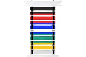 SUMNACON Supporto per cintura per arti marziali, karate, taekwondo, da parete, per arti marziali, espositore per cinture, medaglie, per studenti di karate, taekwondo (senza cinture)